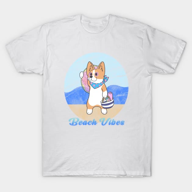 Beach Vibes T-Shirt by Streakydesign 